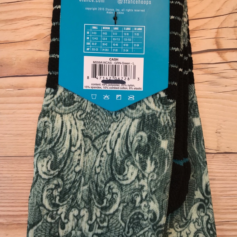 Stance Fusion Basketball Cash Men’s Crew Socks - Picture 13 of 13